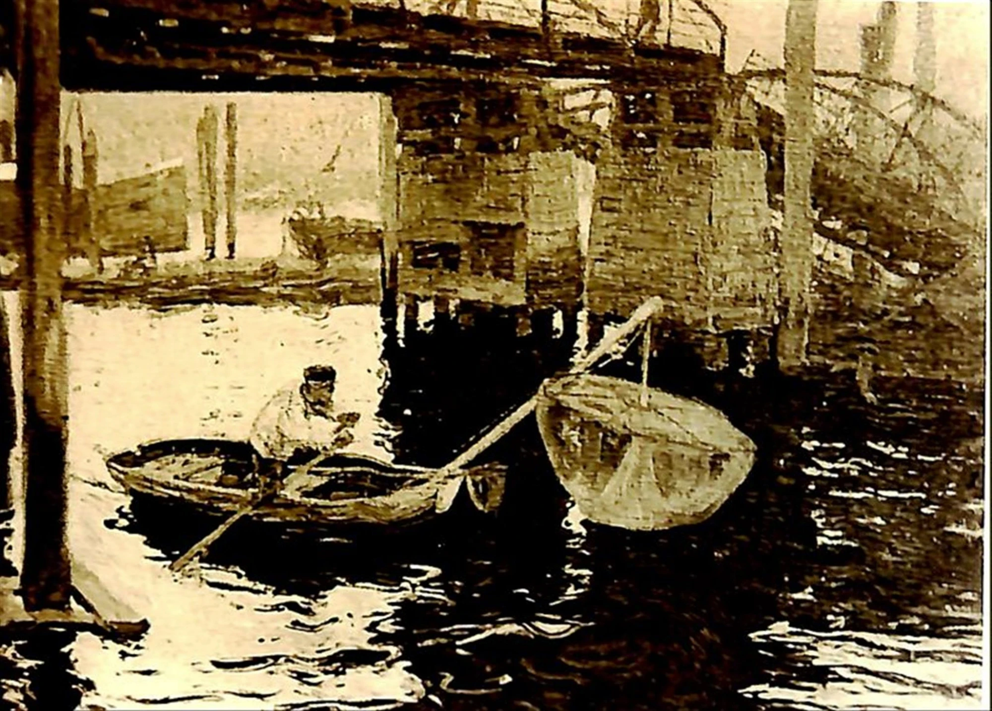 1864-Carlos Grethe - Pontili di St. Pauli